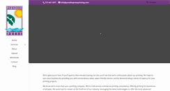 Desktop Screenshot of paradisepressprinting.com